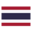 National flag of The Kingdom of Thailand