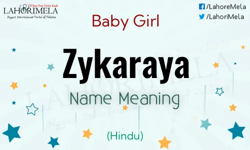 Hindu Zykaraya Name Meaning